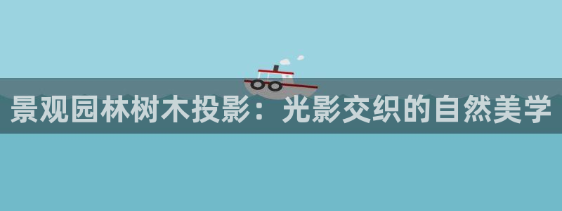 华视娱乐摩根王琛：景观园林树木投影：光影交织的自然美学